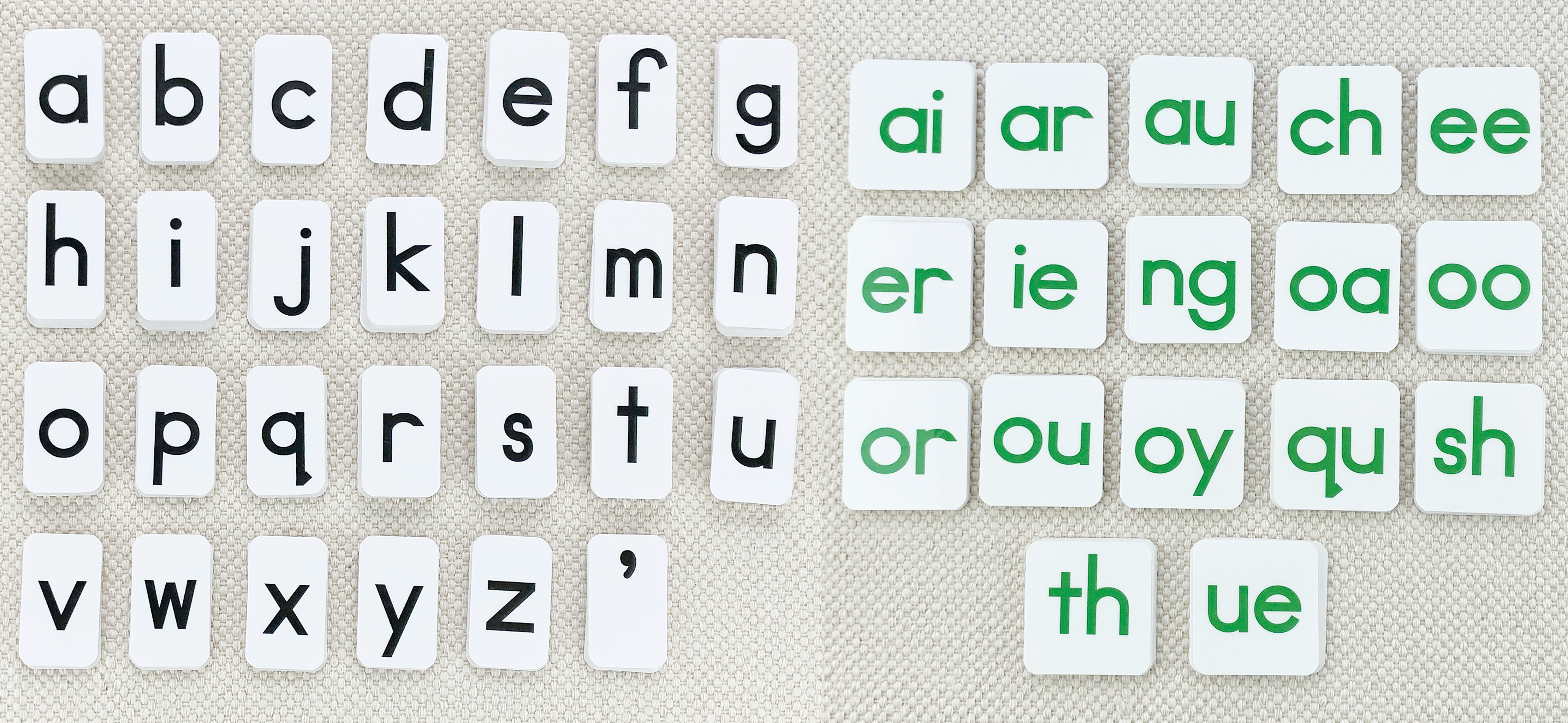Phonogram Print Alphabet - Maitri Learning