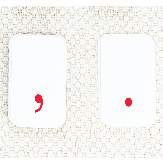 Red Print Movable Alphabet