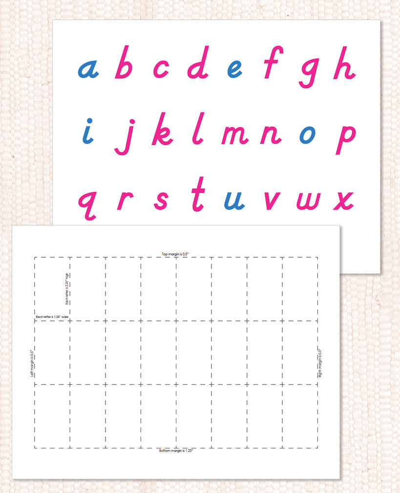 Movable Alphabet PDF Download - Maitri Learning