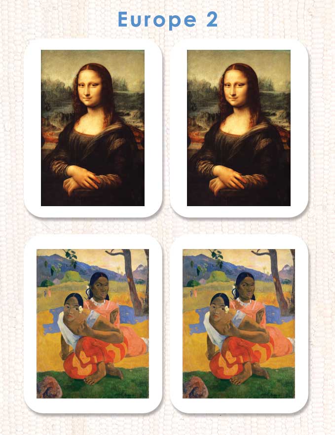 Imperfect Fine Art Matching Cards - Maitri Learning