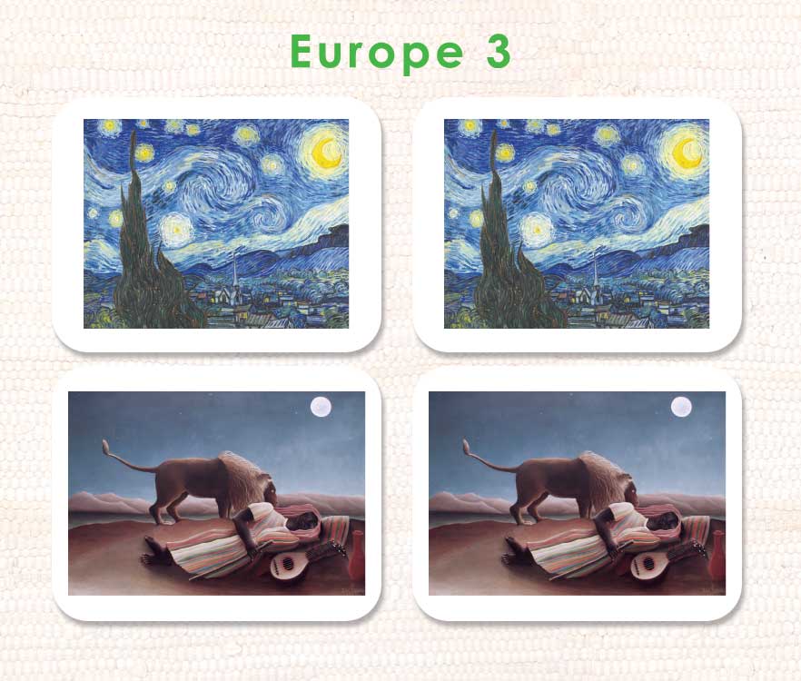 Imperfect Fine Art Matching Cards - Maitri Learning