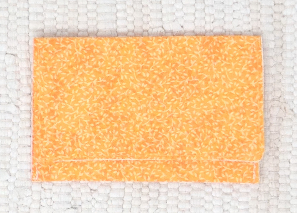 orange Small One-Pocket Fabric Organizer for Classroom Organization