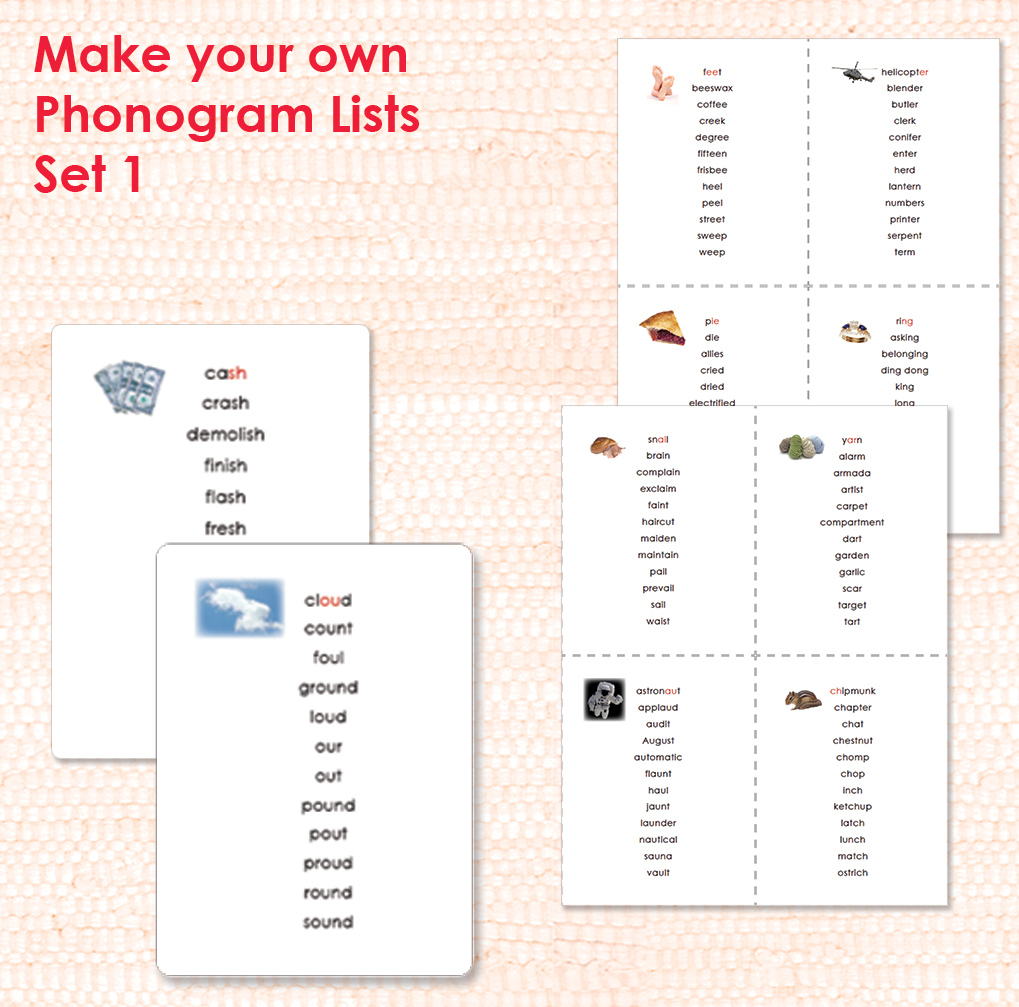 Phonogram Lists Digital β Maitri Learning