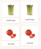 Imperfect Spanish Vegetables 3-Part Reading