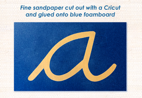 Sandpaper Letters SVG for Cricut