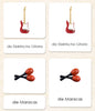 German Popular Musical Instruments 3-Part Reading