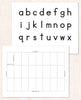 Black Movable Alphabet PDF Download - Maitri Learning