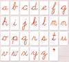 Red Movable Alphabet - Maitri Learning