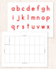 Red Movable Alphabet PDF Download - Maitri Learning