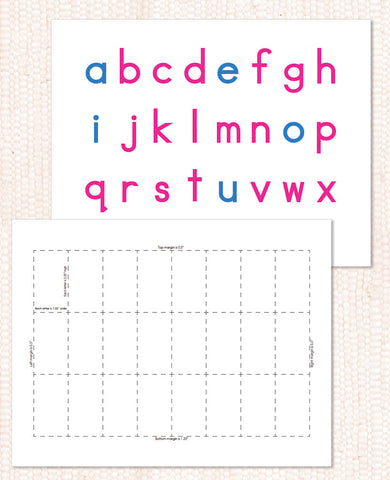 Movable Alphabet PDF Download - Maitri Learning