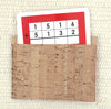 medium cork pouch with math addition equation cards