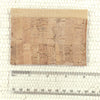 small cork pouch with ruler