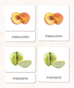 Spanish Fruit 3-Part Cards