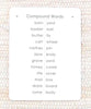 Imperfect Word Study Spelling Charts - Maitri Learning